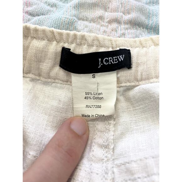 Cotton and Linen Beige Capris by J.Crew - Picture 4 of 8